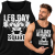 TANK TOP NA SIŁOWNIĘ  LEG DAY CZARNY
